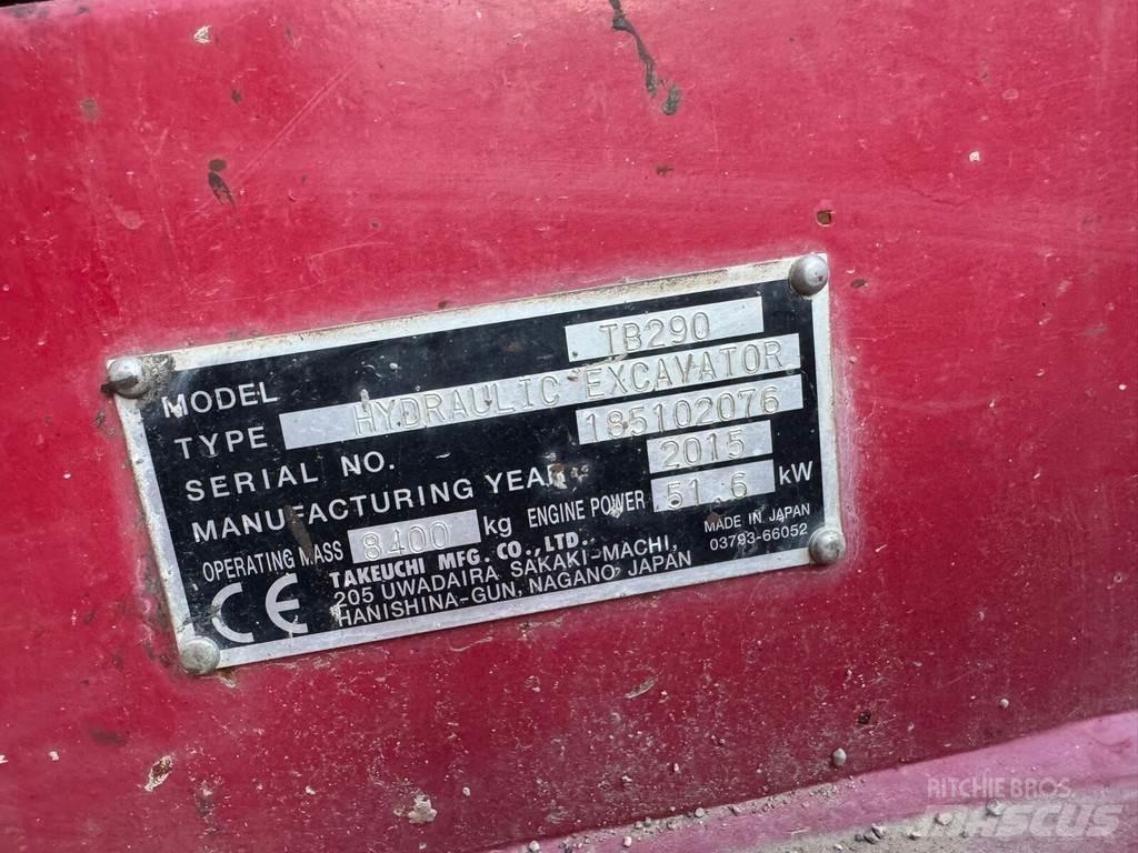 Takeuchi TB 290 Bageri guseničari