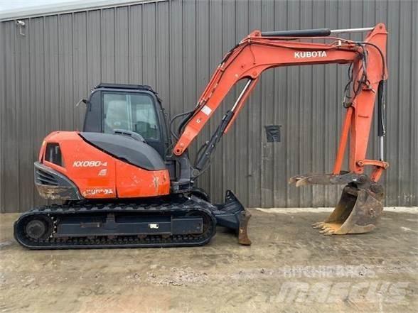 Kubota KX080-4 Bageri guseničari