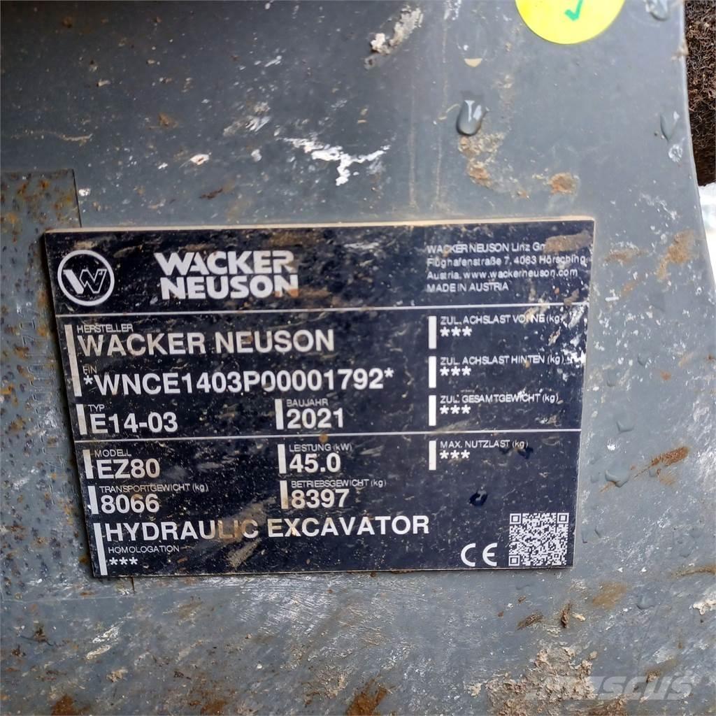 Wacker Neuson EZ80 Bageri guseničari
