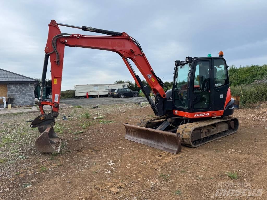 Kubota KX 080-4 Midi bageri 7t – 12t
