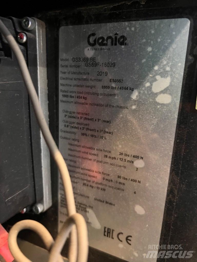 Genie GS 3369 BE Makazaste platforme