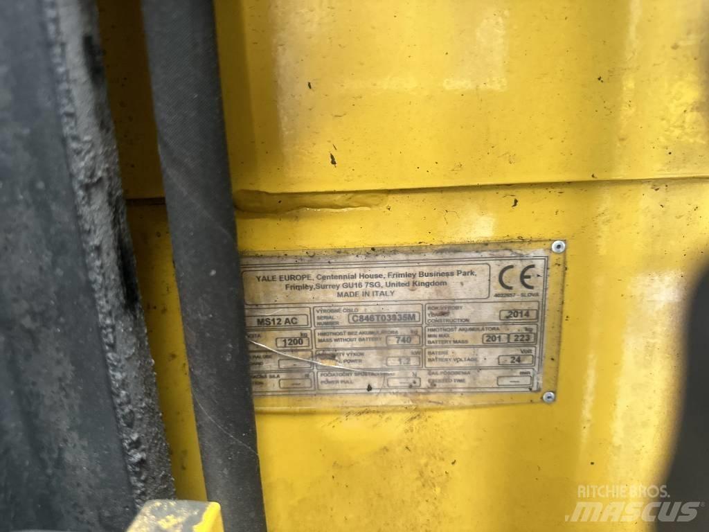 Yale ms12 Ručni električni viljuškar