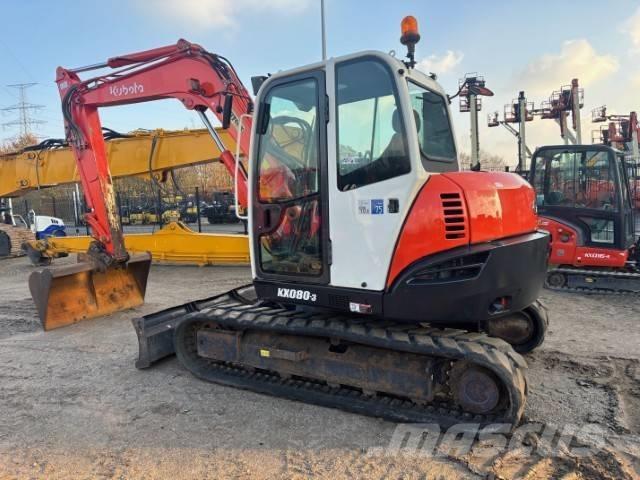 Kubota KX 080-3 Midi bageri 7t – 12t