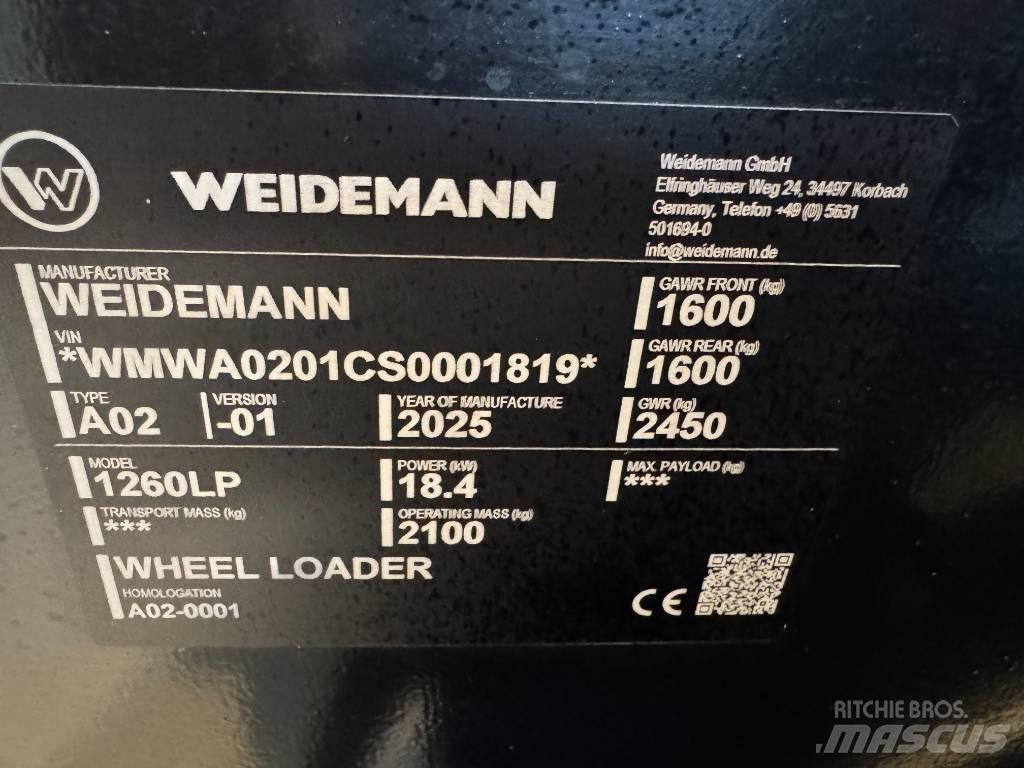 Weidemann 1260 LP Višenamenski utovarivači