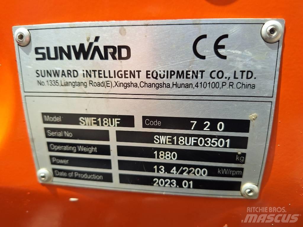 Sunward SWE 18 UF Mini bageri < 7t