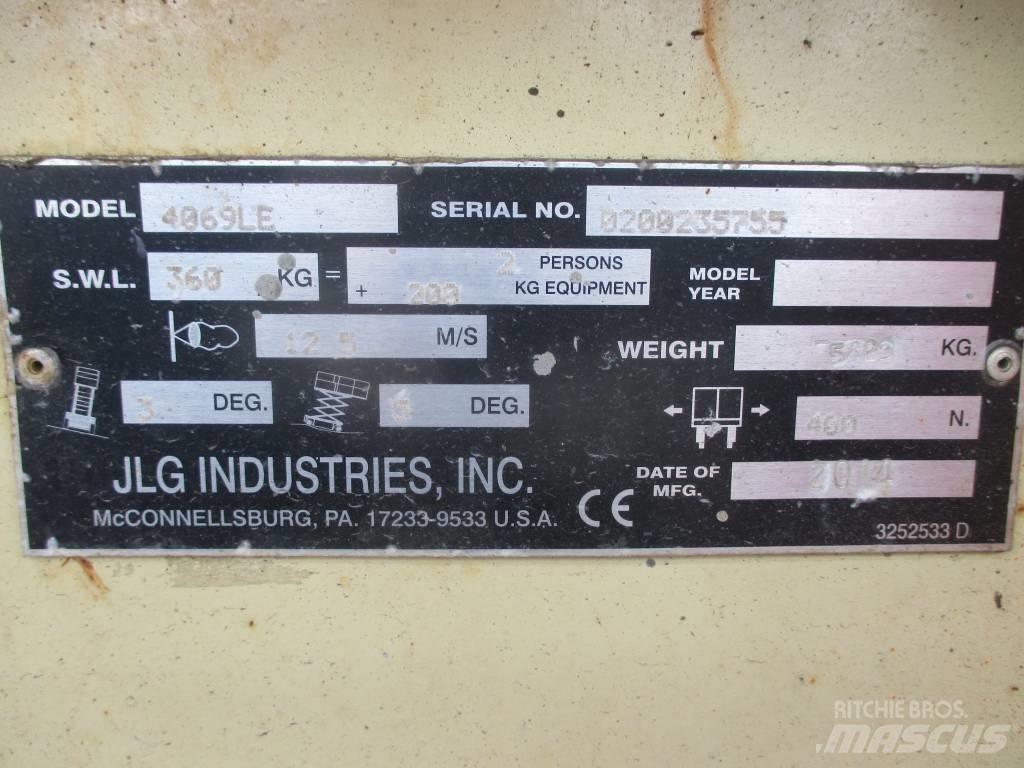 JLG 4069 LE Makazaste platforme