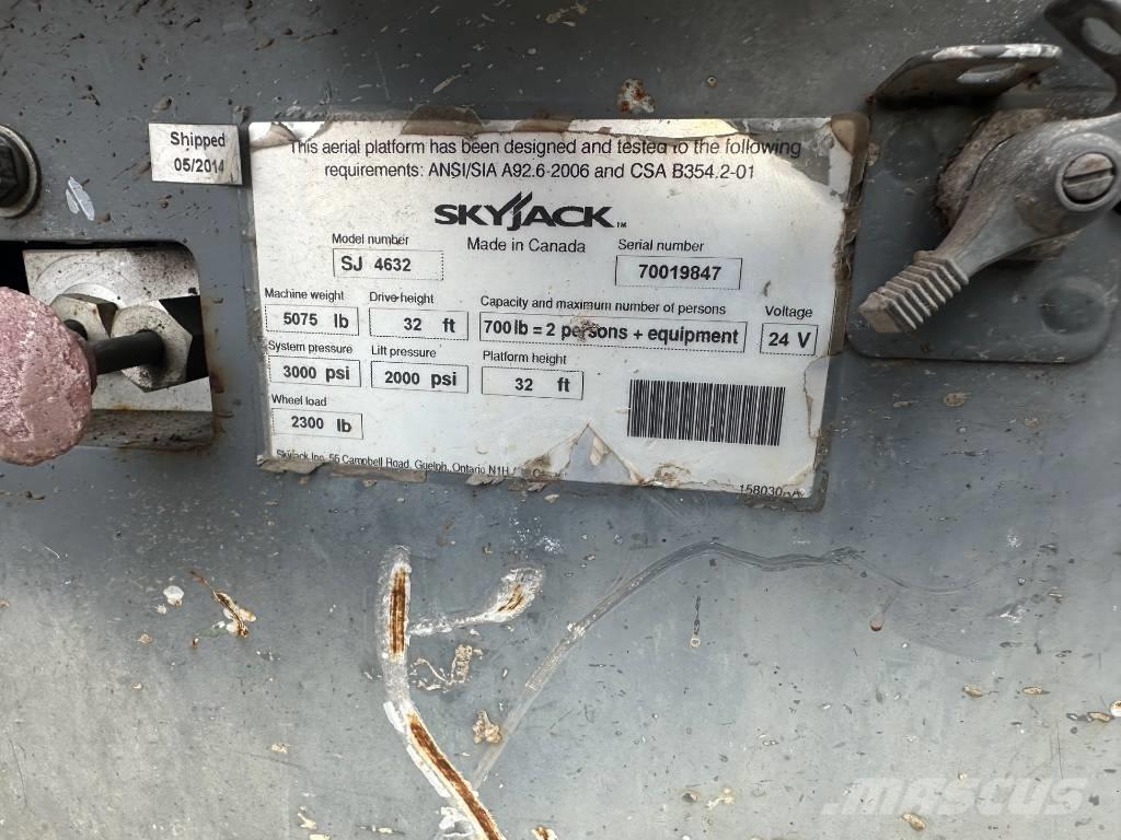 SkyJack SJ 4632 Makazaste platforme