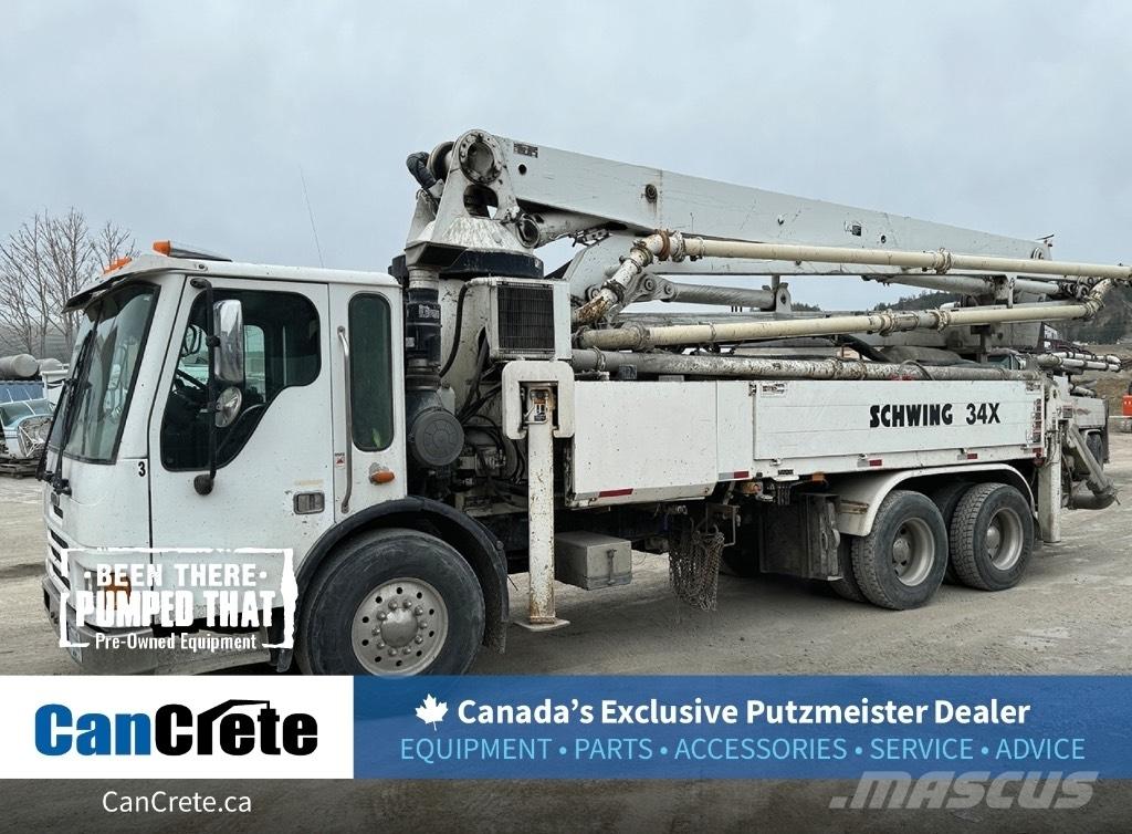 Schwing 34x (#1019) Kamionske beton pumpe