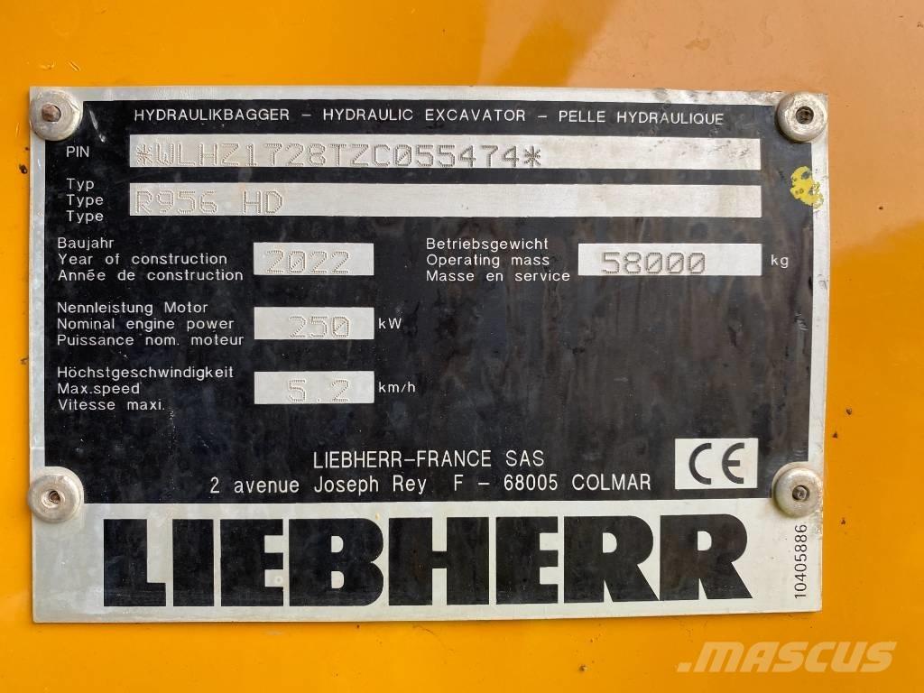 Liebherr R 956 HD Bageri guseničari
