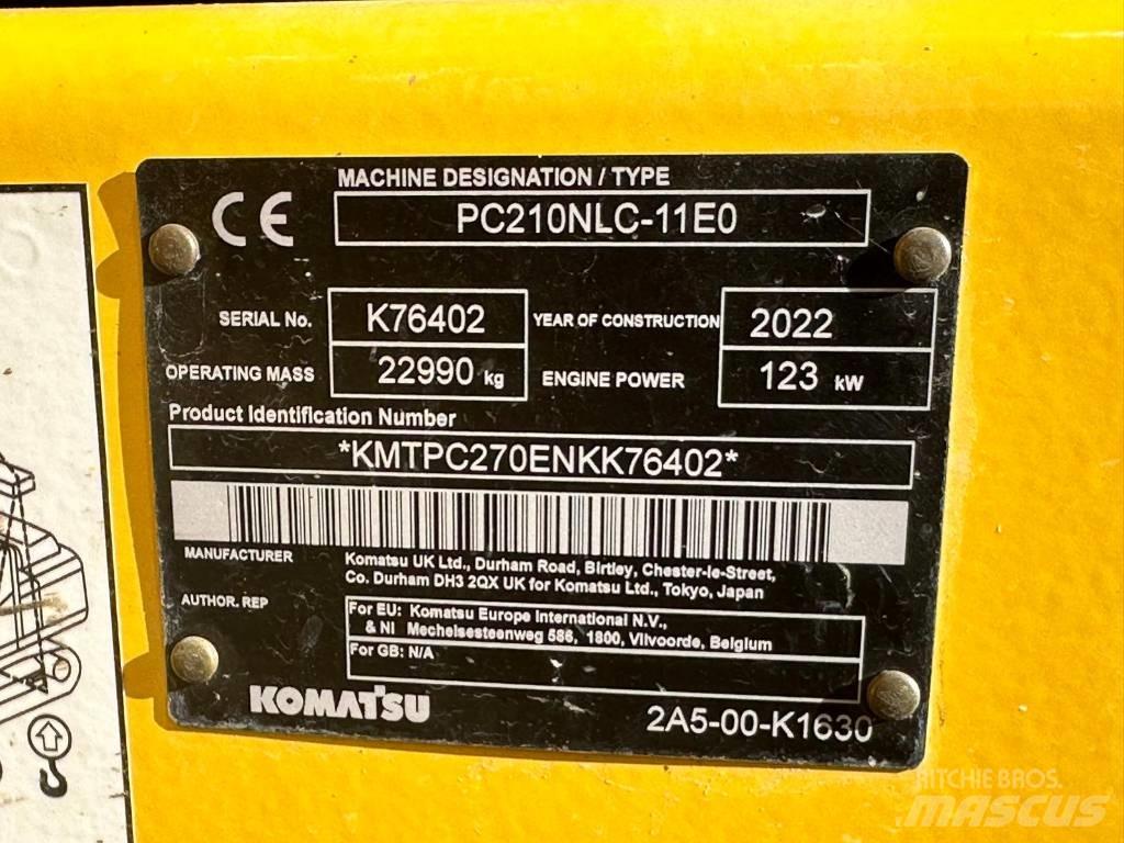 Komatsu PC 210 NLC Bageri guseničari