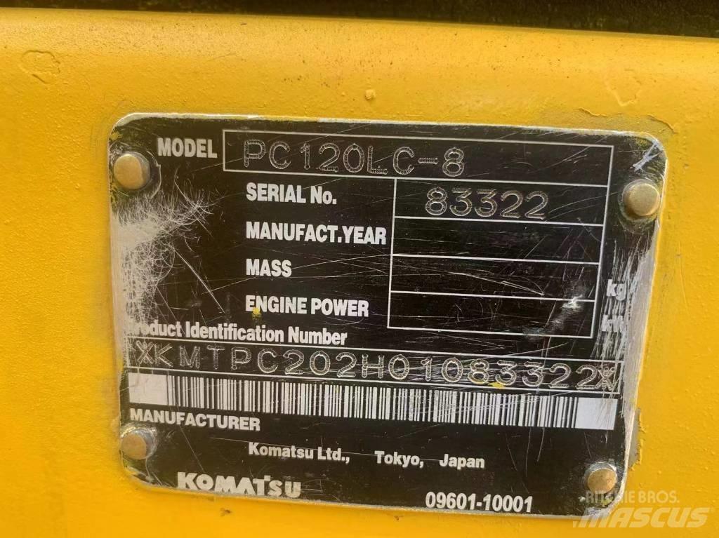 Komatsu PC 120-8 Midi bageri 7t – 12t