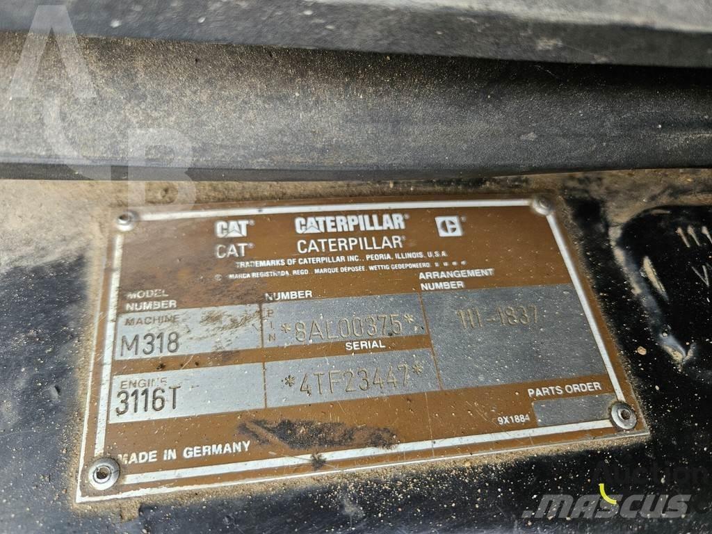CAT M 318 C Bageri točkaši