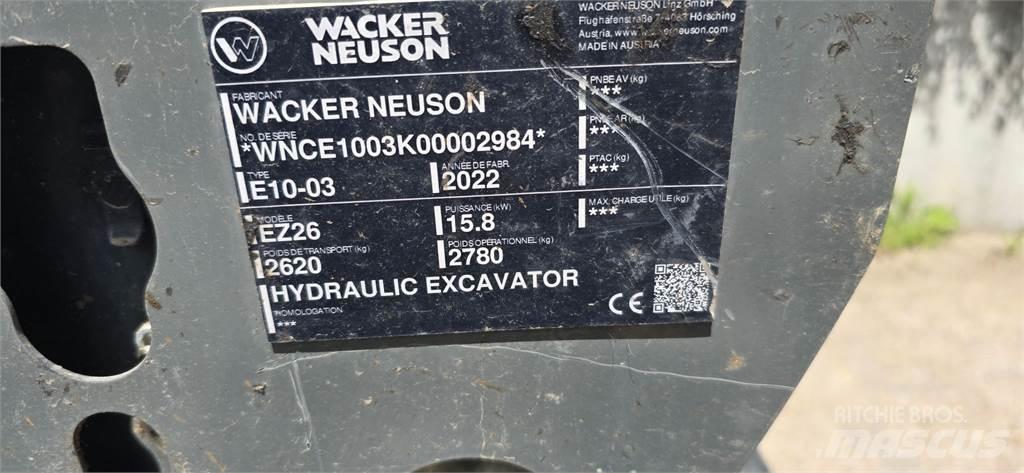 Wacker Neuson EZ26 Bageri guseničari