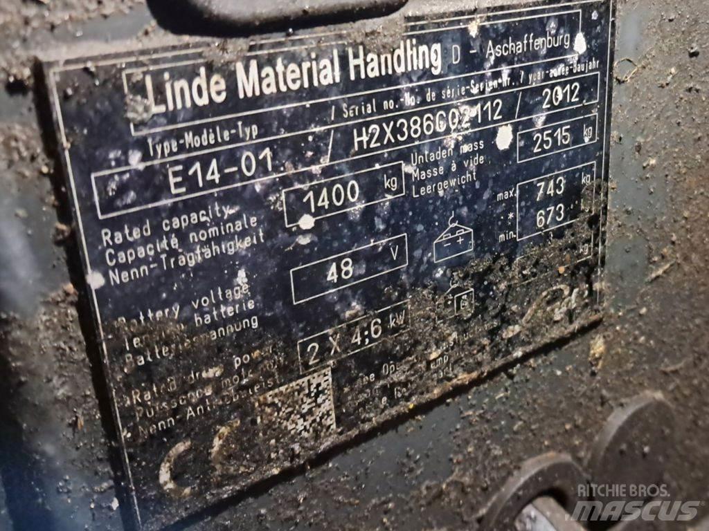 Linde E14-01 Električni viljuškari