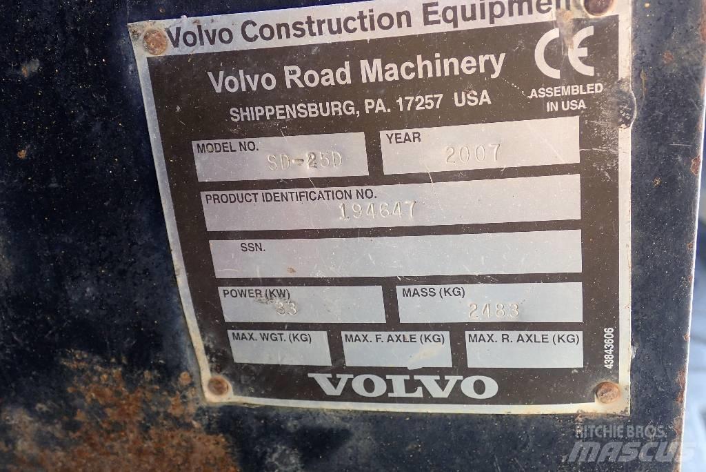 Volvo SD 25 D Valjci sa jednim bubnjem