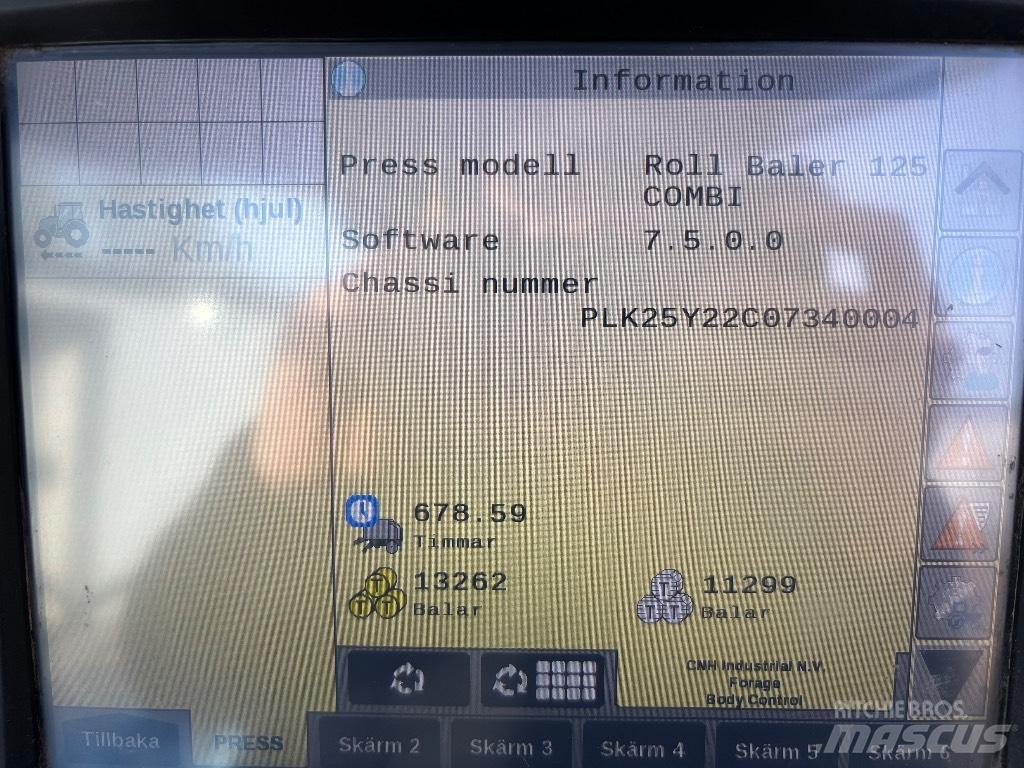 New Holland RB 125 Prese/balirke za rolo bale