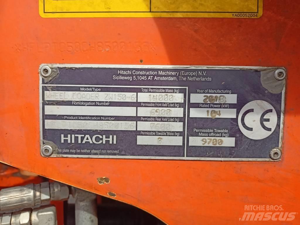 Hitachi ZW150 Utovarivači na točkove