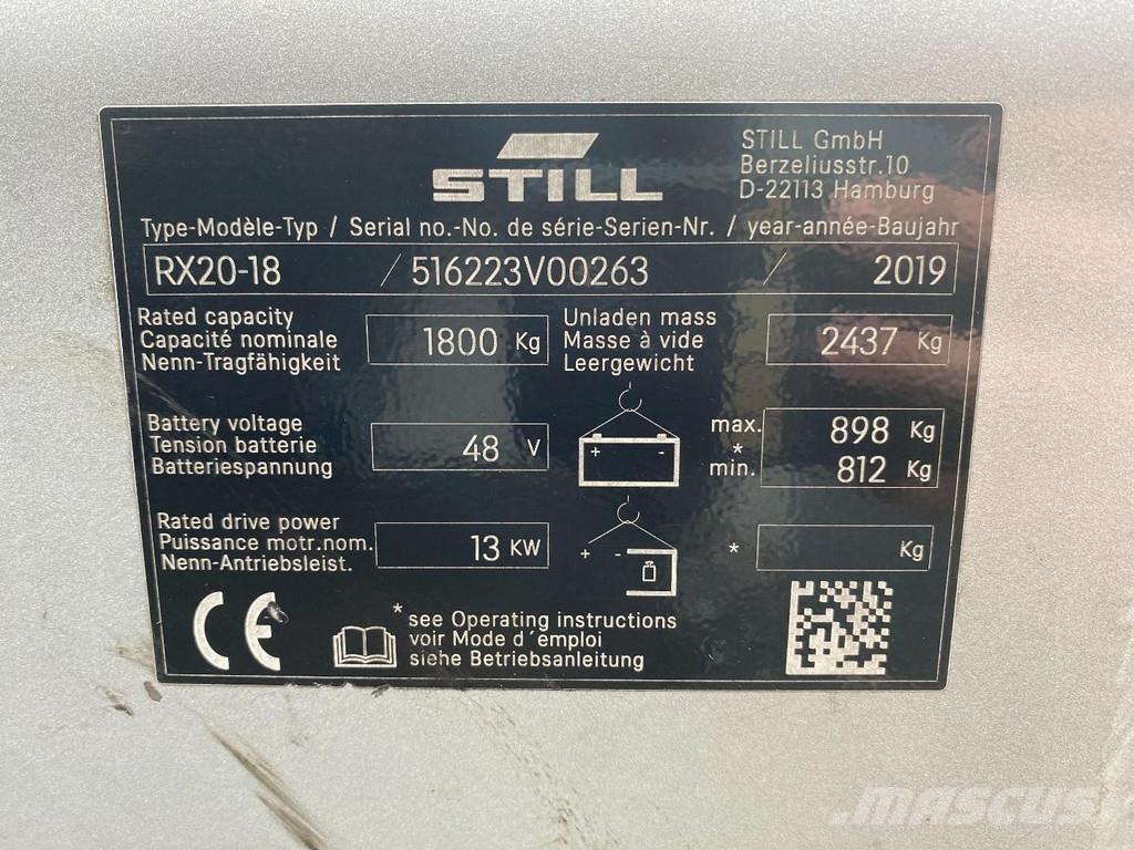 Still RX20-18 Električni viljuškari