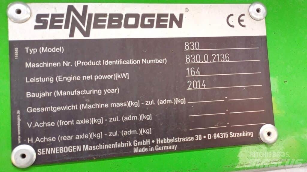 Sennebogen 830E Bageri za prenos primarnih/sekundarnih sirovina