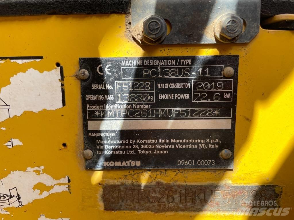 Komatsu PC 138 US-11 Bageri guseničari