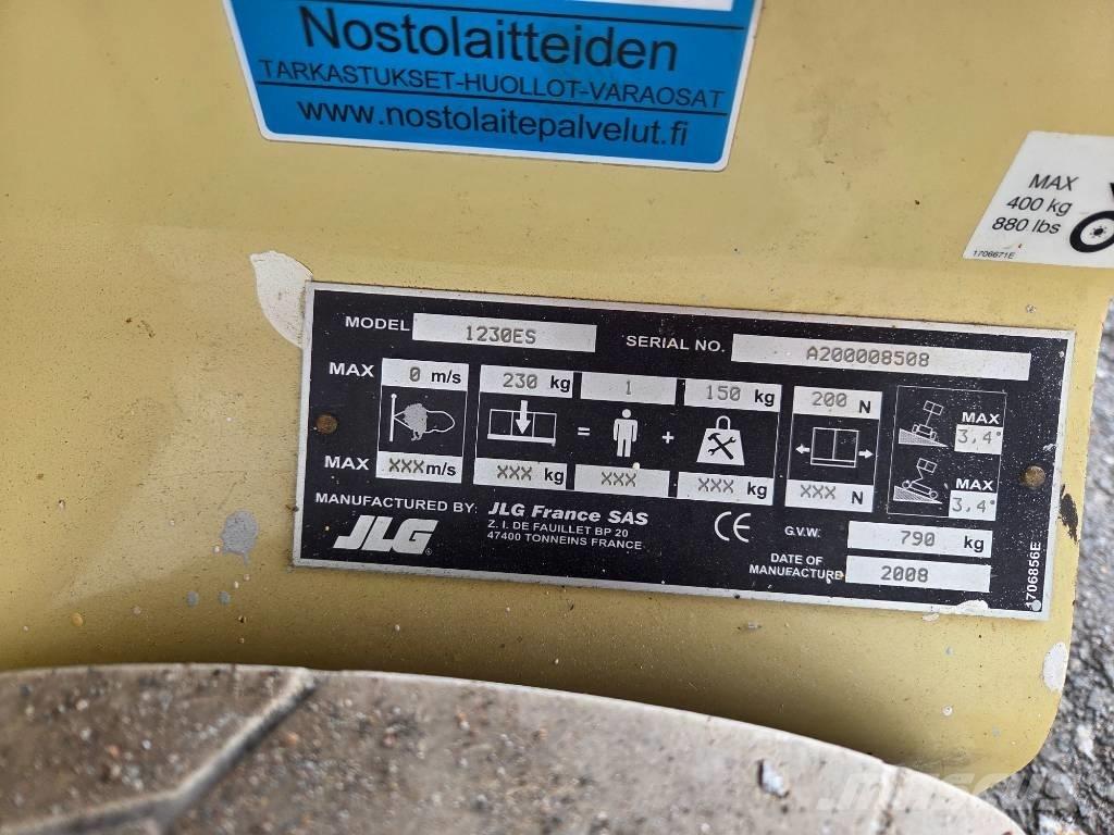 JLG 1230 ES Makazaste platforme
