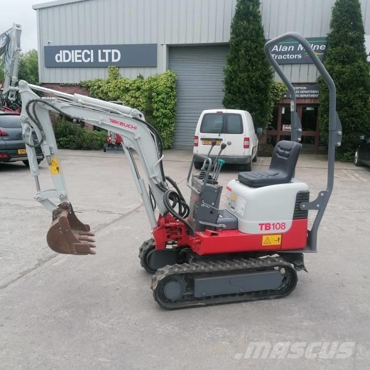 Takeuchi TB108 Mini bageri < 7t