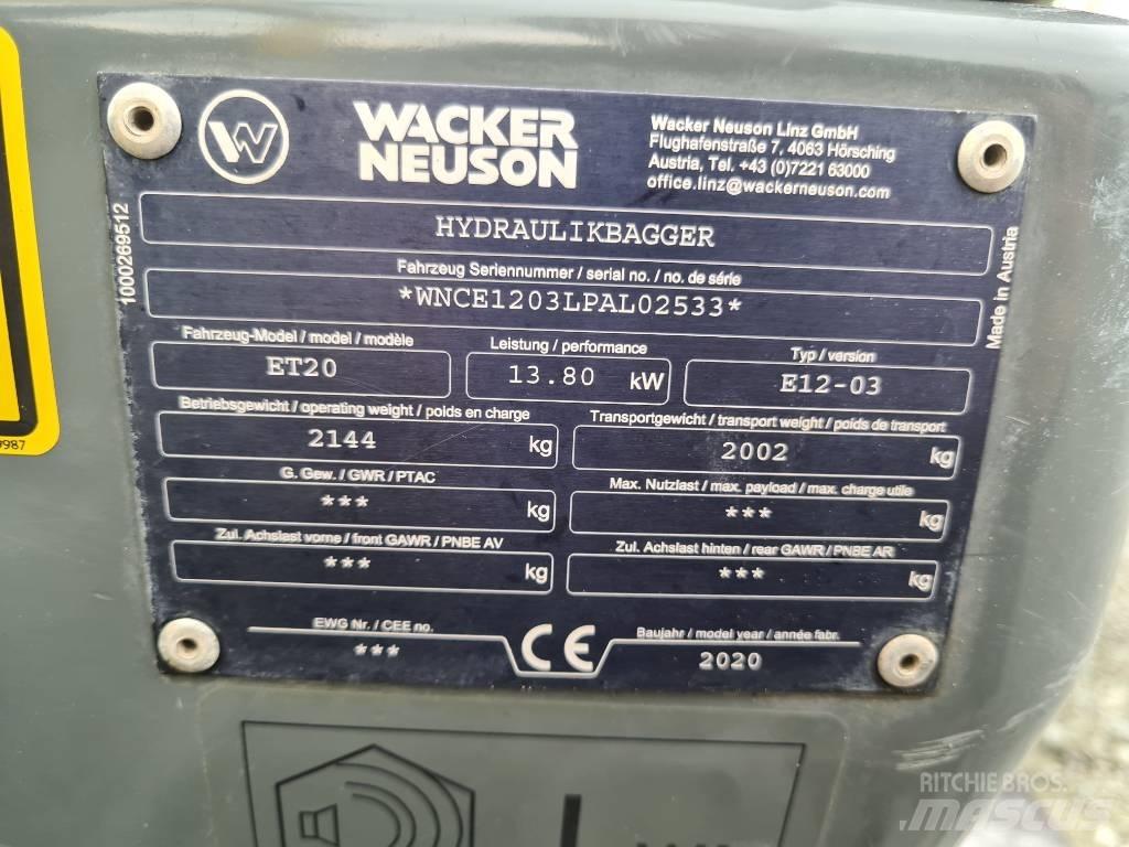Wacker Neuson ET20 Bageri guseničari