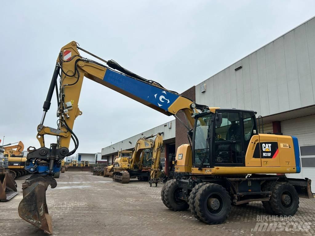 CAT M 318 F Bageri točkaši
