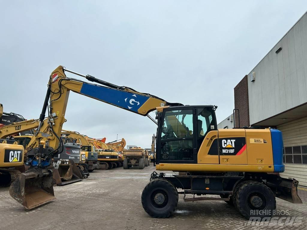 CAT M 318 F Bageri točkaši