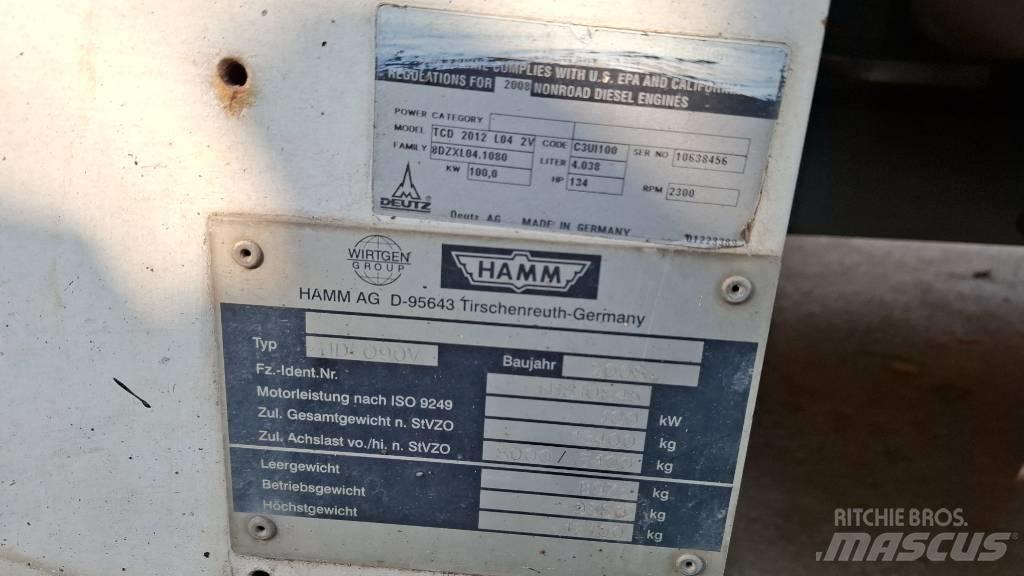 Hamm HDO 90 V Valjci sa duplim bubnjem