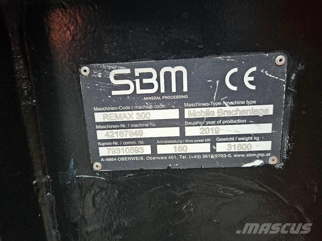 SBM Remax 300 Mobilne drobilice