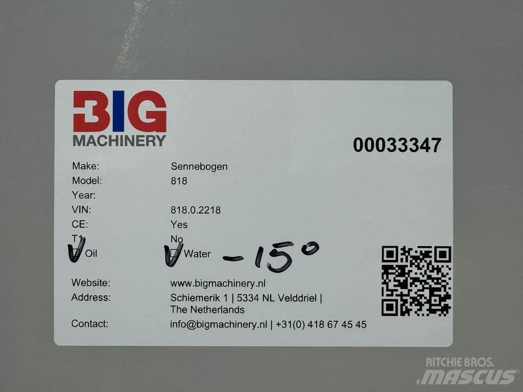 Sennebogen 818E Bageri za prenos primarnih/sekundarnih sirovina