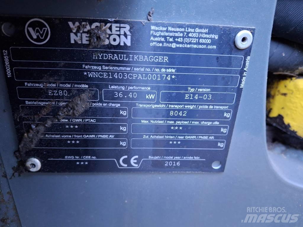Wacker Neuson EZ 80 Midi bageri 7t – 12t