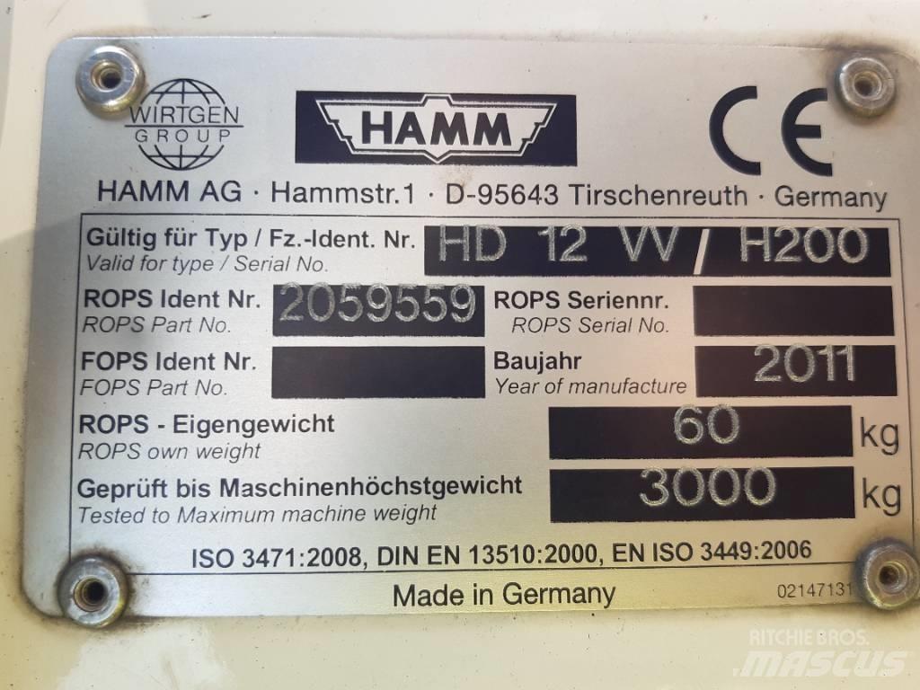 Hamm HD 12 VV Valjci sa duplim bubnjem