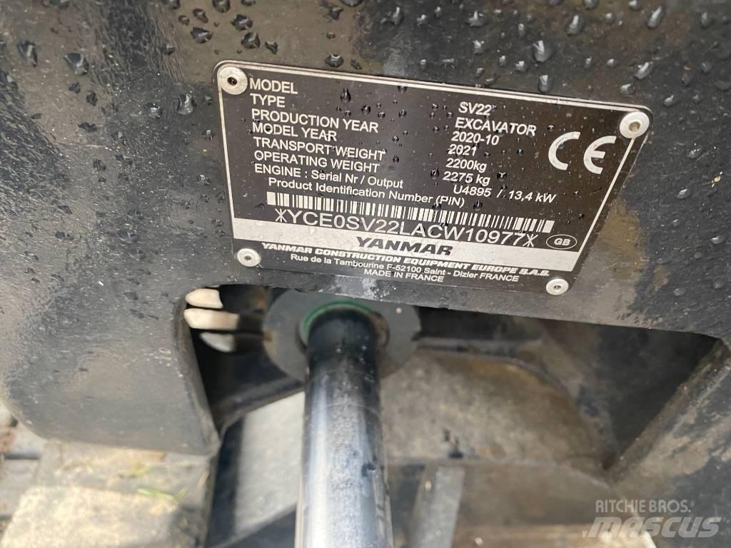 Yanmar SV 22 Mini bageri < 7t