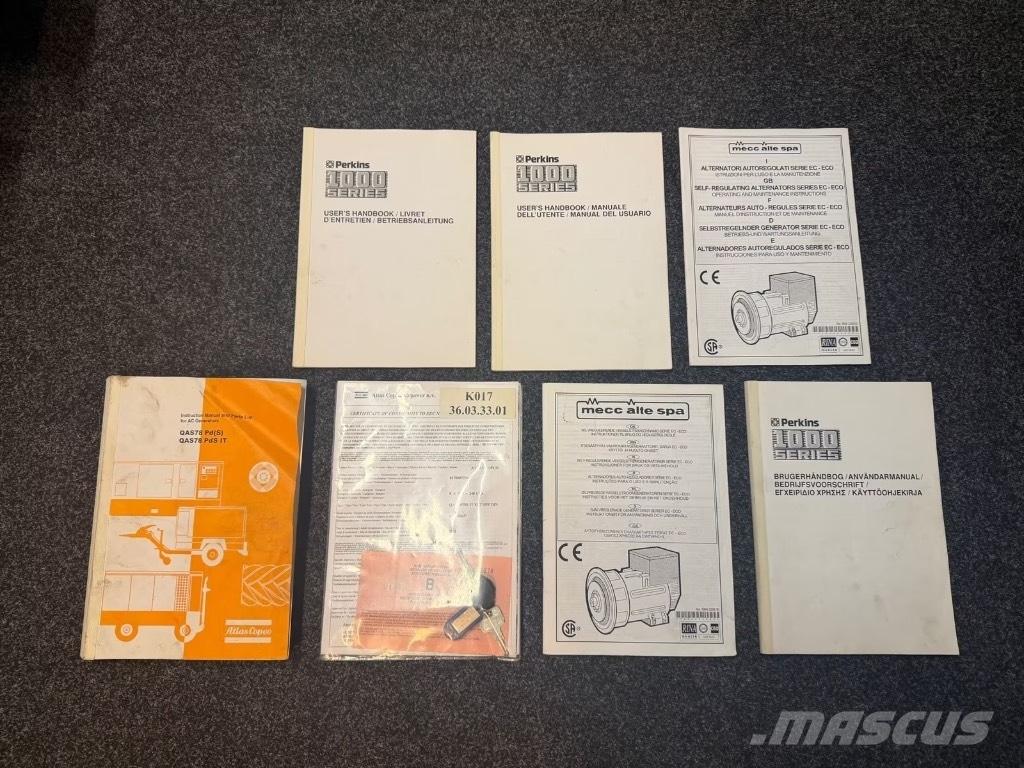 Atlas Copco QAS 78 Dizel generatori