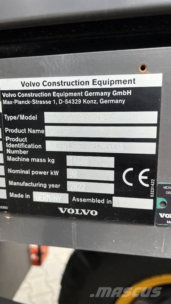 Volvo EWR 130 E Bageri točkaši