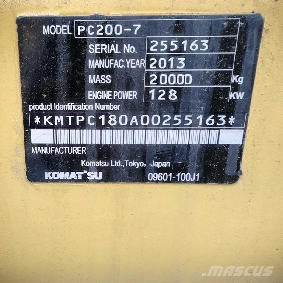 Komatsu pc200-7 Bageri guseničari