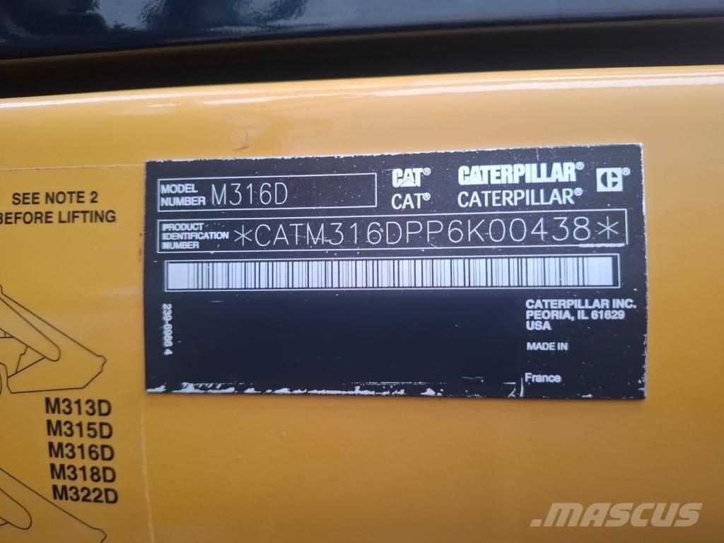 CAT 316D Bageri točkaši