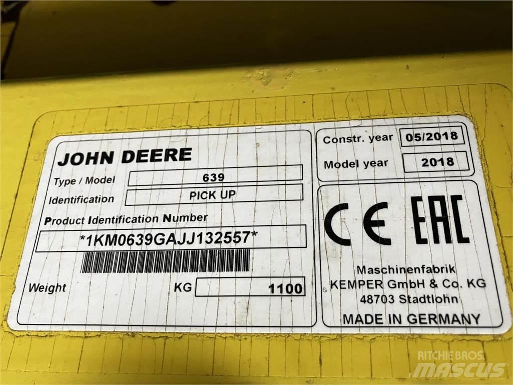 John Deere 639 Dodatna oprema za kombajne