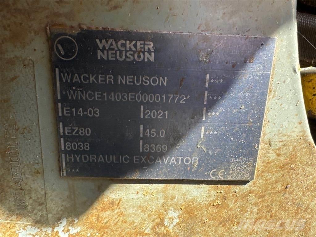 Wacker Neuson EZ80 Bageri guseničari