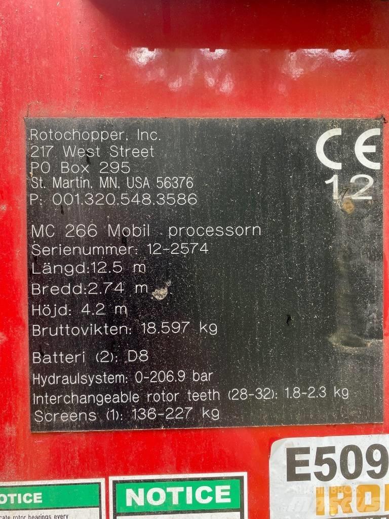 Rotochopper MC 266 Mašine za uništavanje otpada