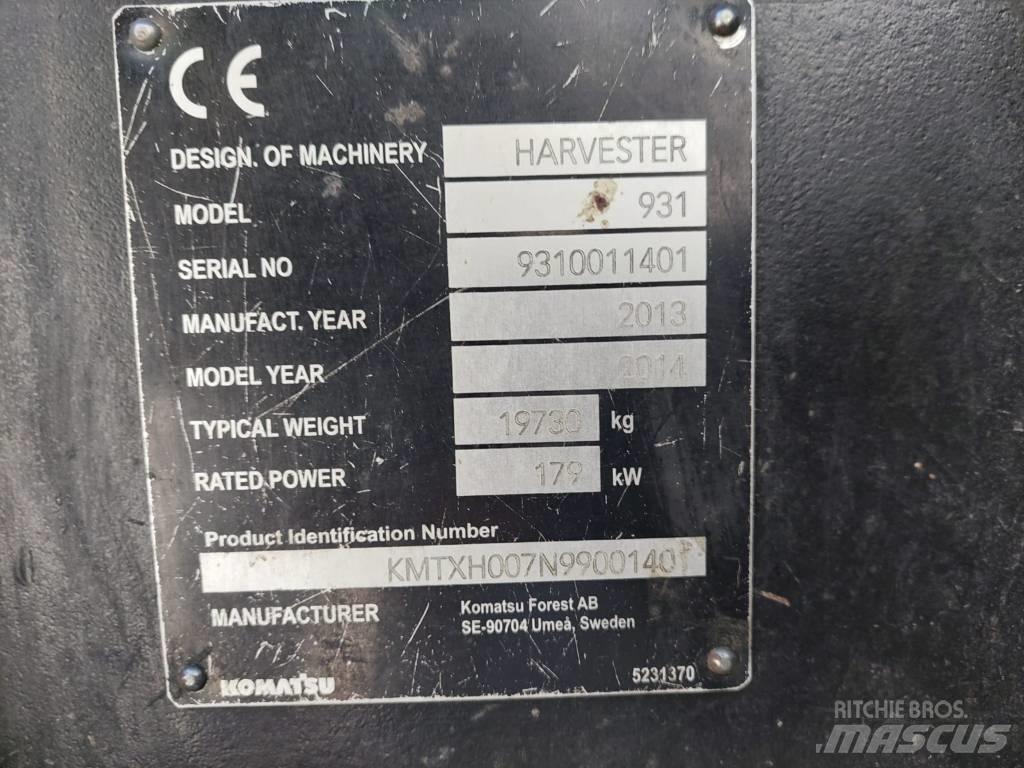 Komatsu 931.1 Harversteri