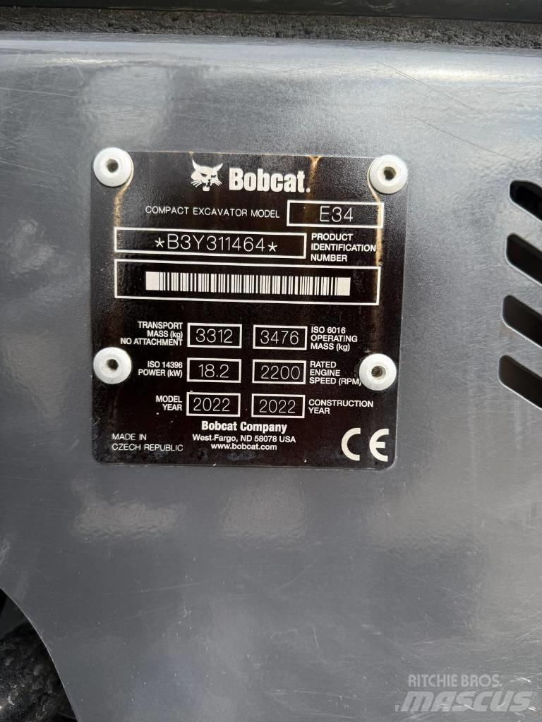 Bobcat E 34 Mini bageri < 7t