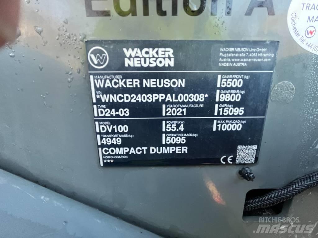 Wacker Neuson DV 100 Damperi za gradilište