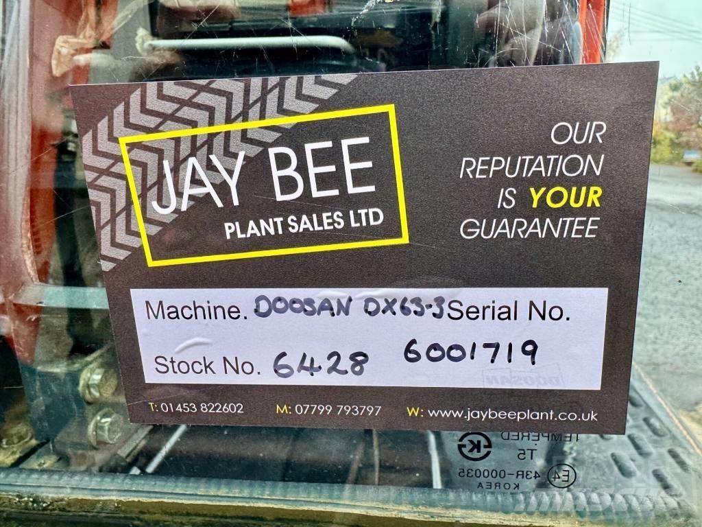 Doosan DX 63 R Mini bageri < 7t