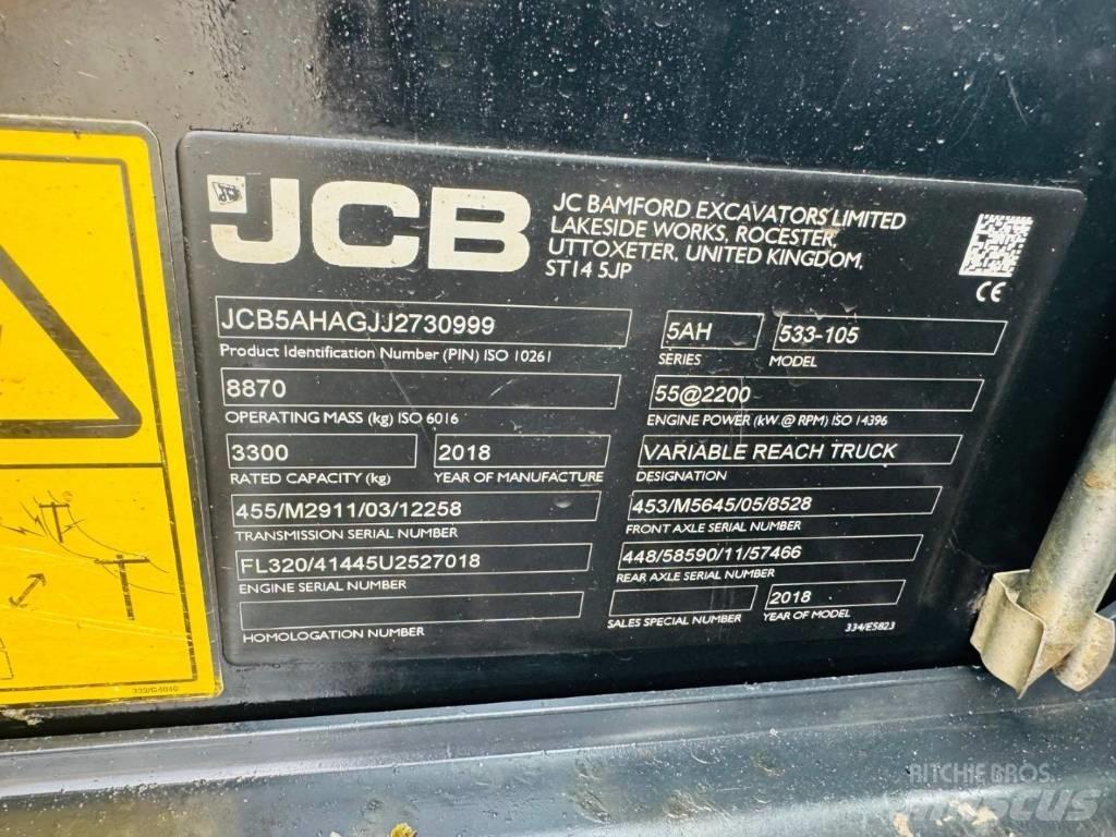 JCB 533-105 Teleskopski viljuškari
