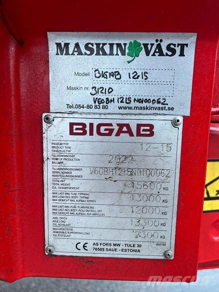 Bigab 12-15 Prikolice za opštu namenu