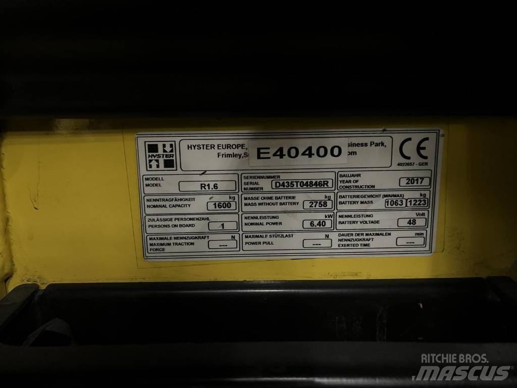 Hyster R1.6 Viljuškari sa pomičnim stupom