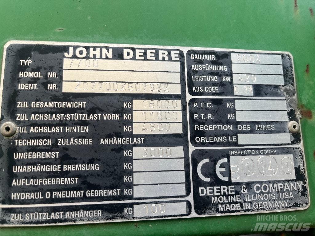 John Deere 7700 Mašine za stočnu hranu sa sopstvenim pogonom